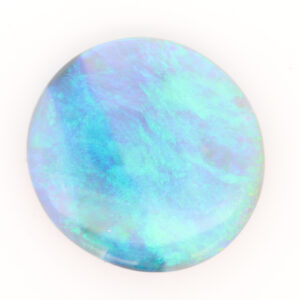 Unset Blue Green Semi Black Opal