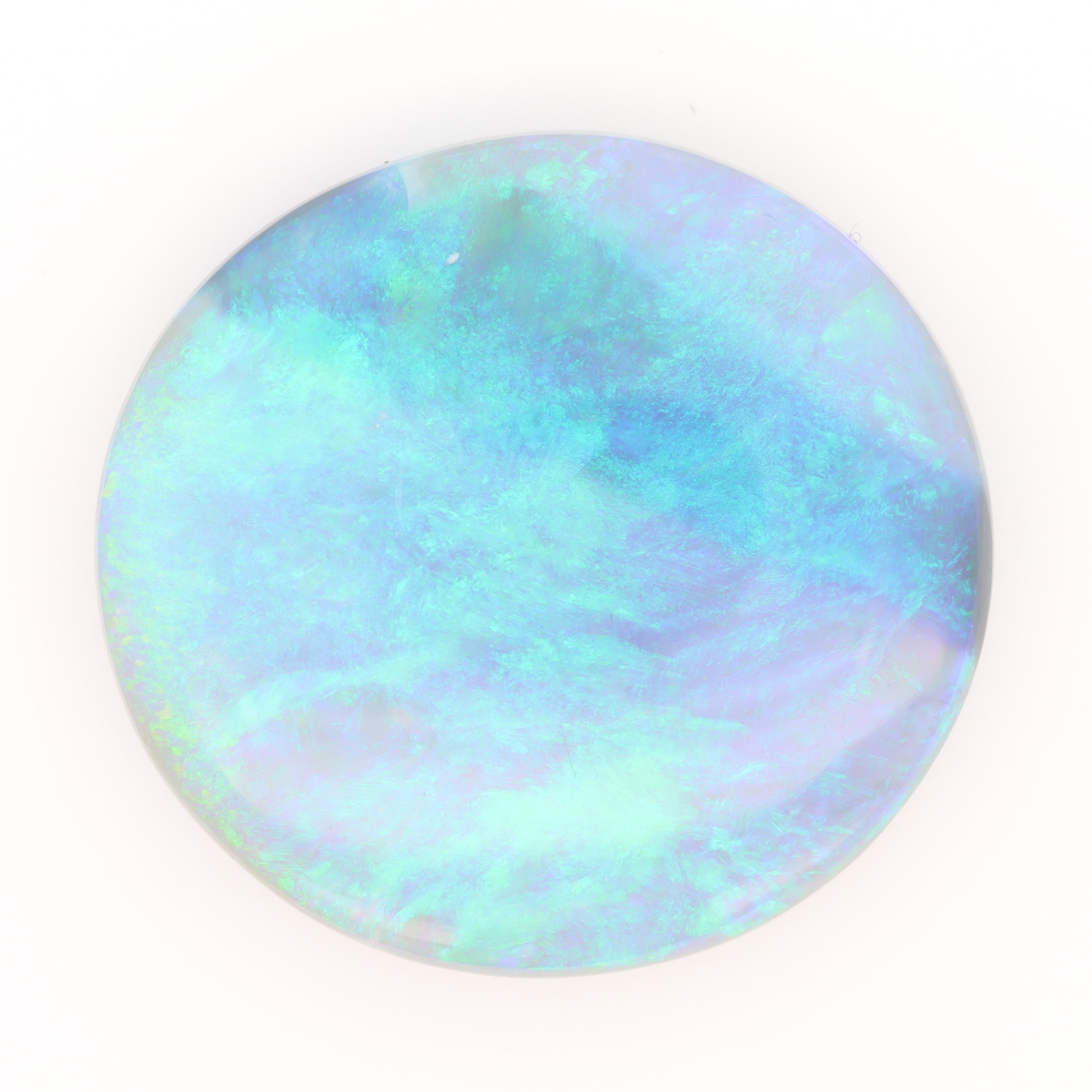 Unset Blue Green Semi Black Opal