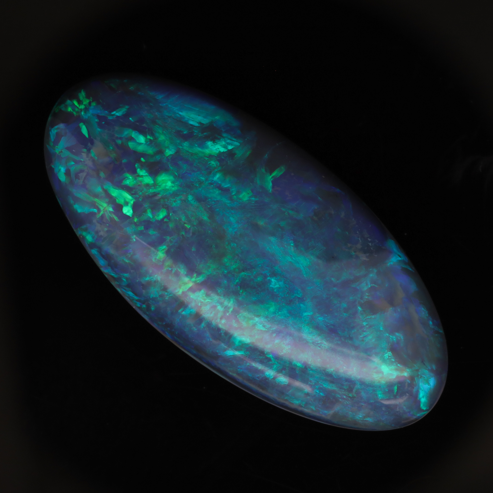 Unset Blue Green Black Opal