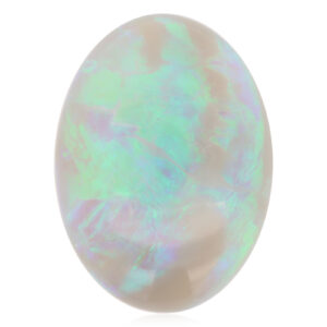 Unset Blue Green Crystal Opal