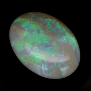 Unset Blue Green Crystal Opal