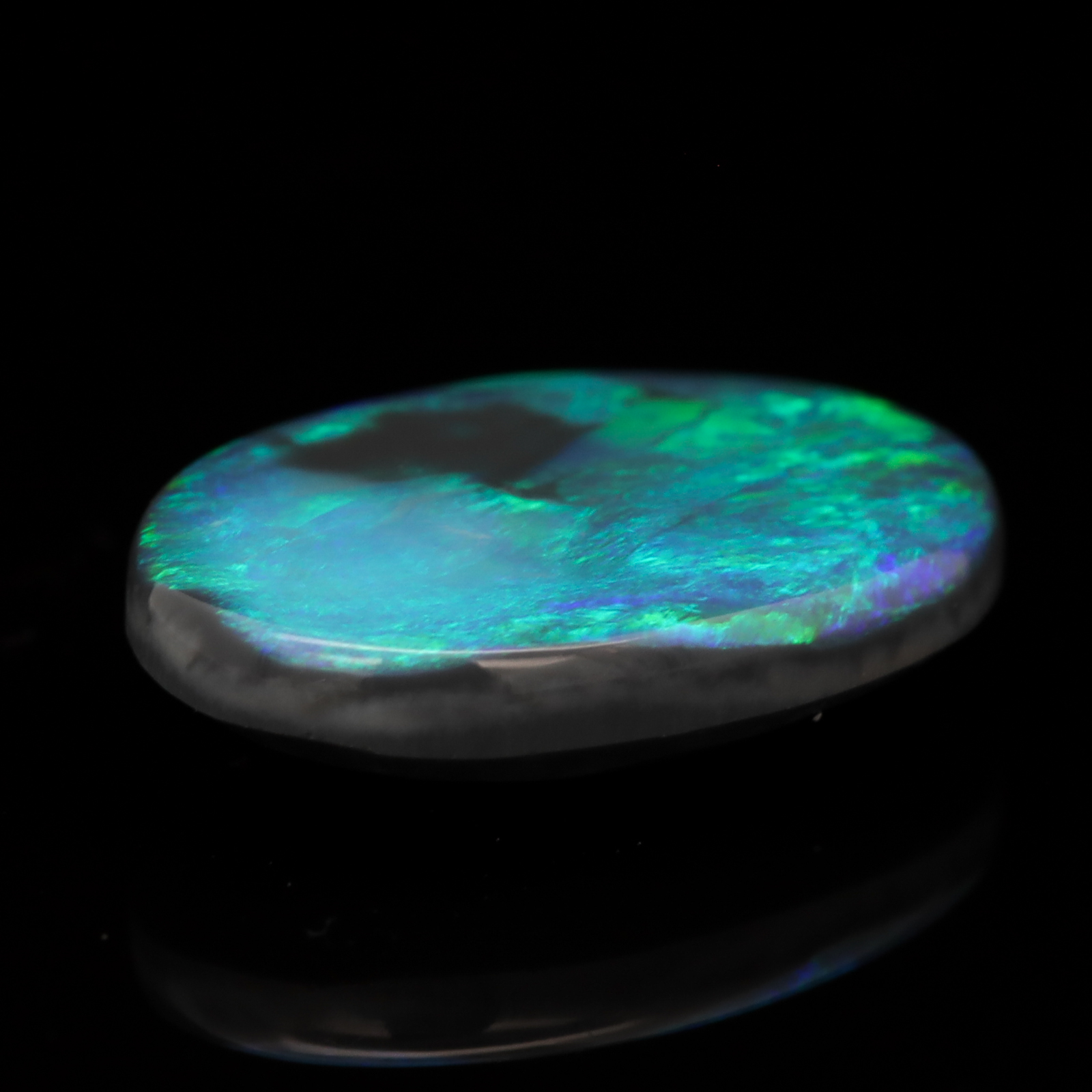 Unset Blue Green Black Opal