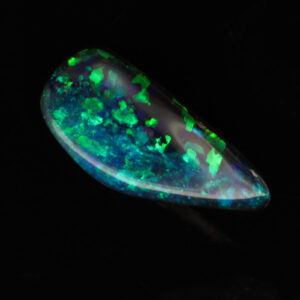 Unset Blue Green Boulder Opal