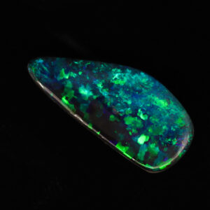 Unset Blue Green Boulder Opal