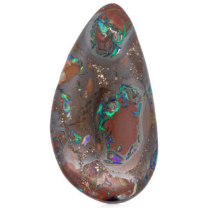 Unset Blue Green Yellow Orange Boulder Opal Matrix