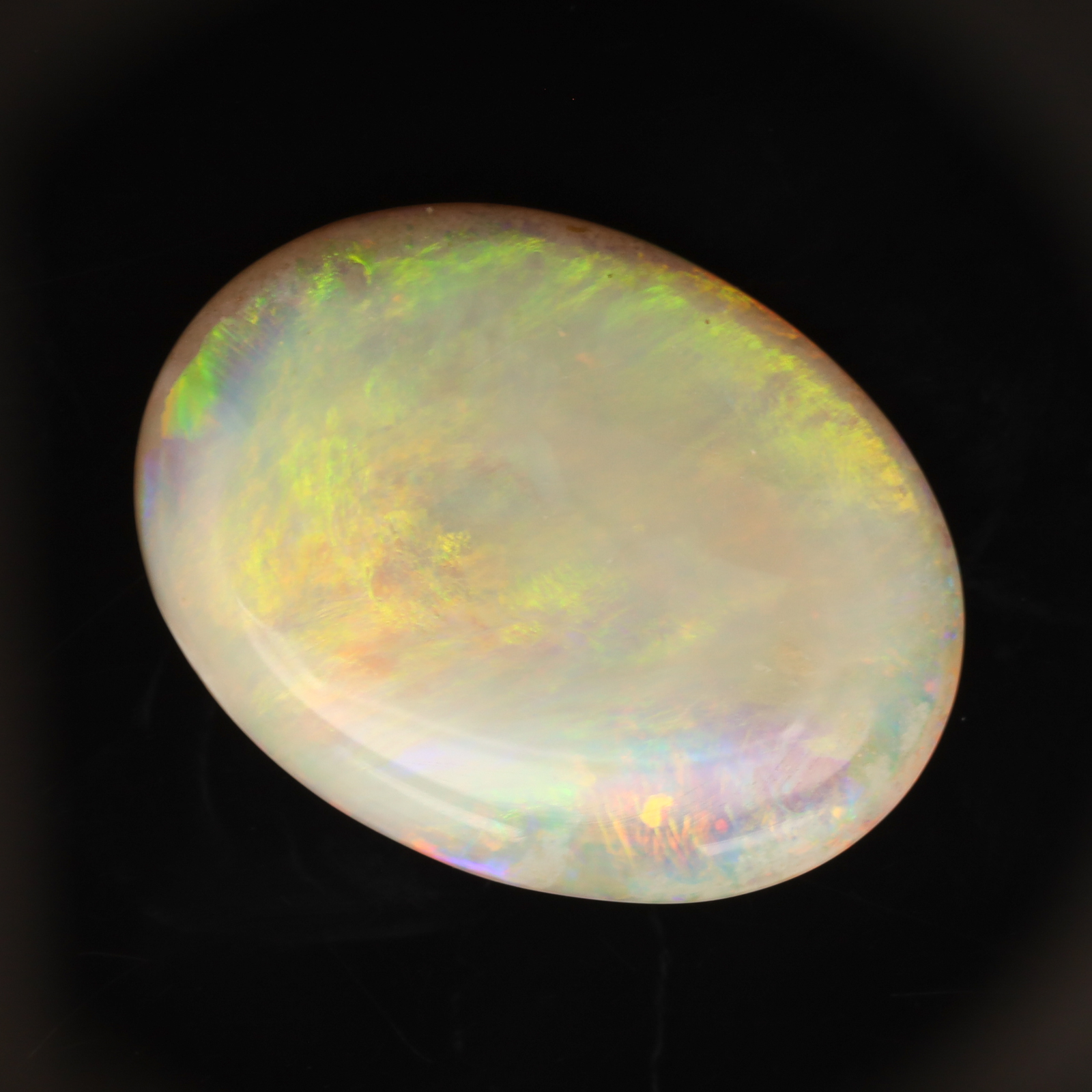 Unset Blue Green Yellow Orange Crystal Opal