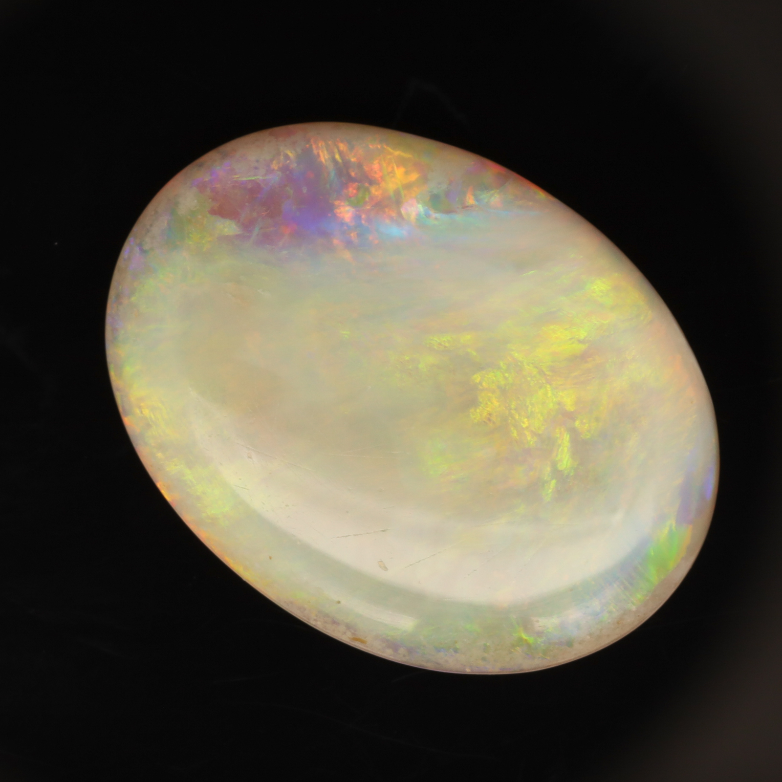 Unset Blue Green Yellow Orange Crystal Opal
