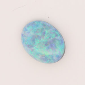 Unset Green Blue Semi Black Opal